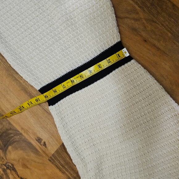 Daily Practice XS Knit Cream n Black midi/long Dress. Bodycon. Sexy. Classy Rare - Picture 7 of 16